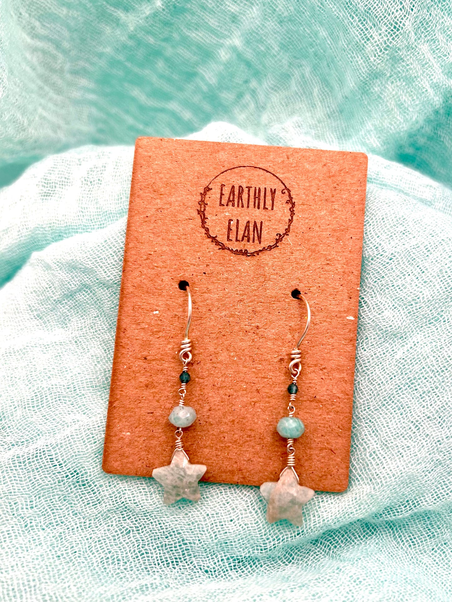 *BEST SELLER* Gemstone Star Earrings