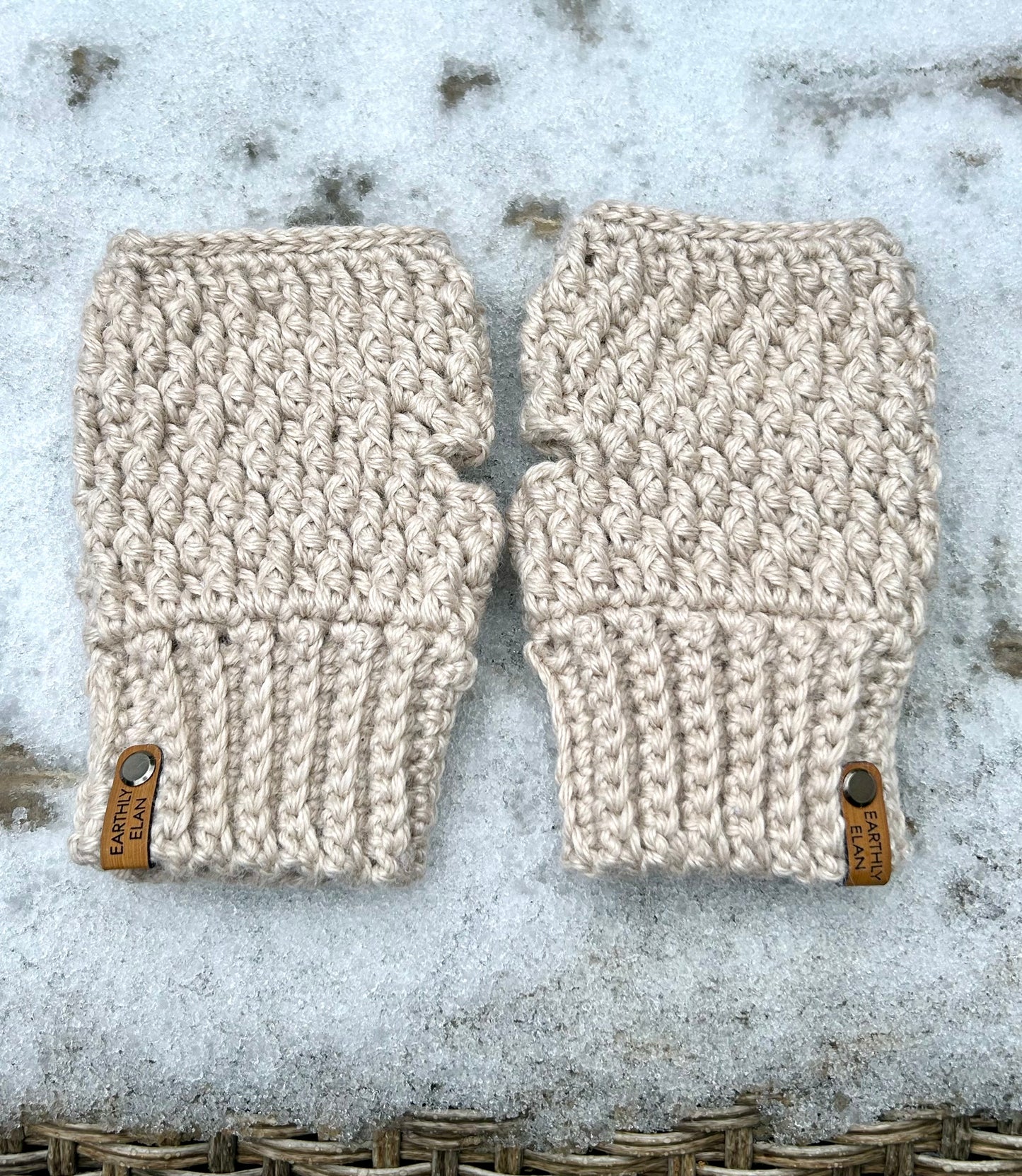 Crocheted Fingerless Gloves