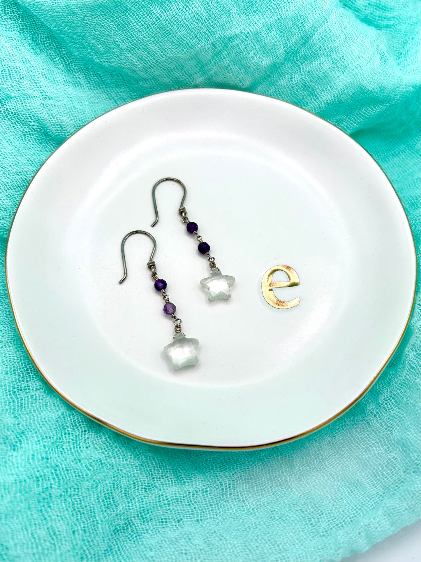 *BEST SELLER* Gemstone Star Earrings