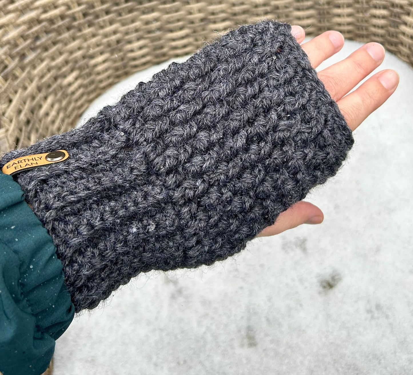 Crocheted Fingerless Gloves