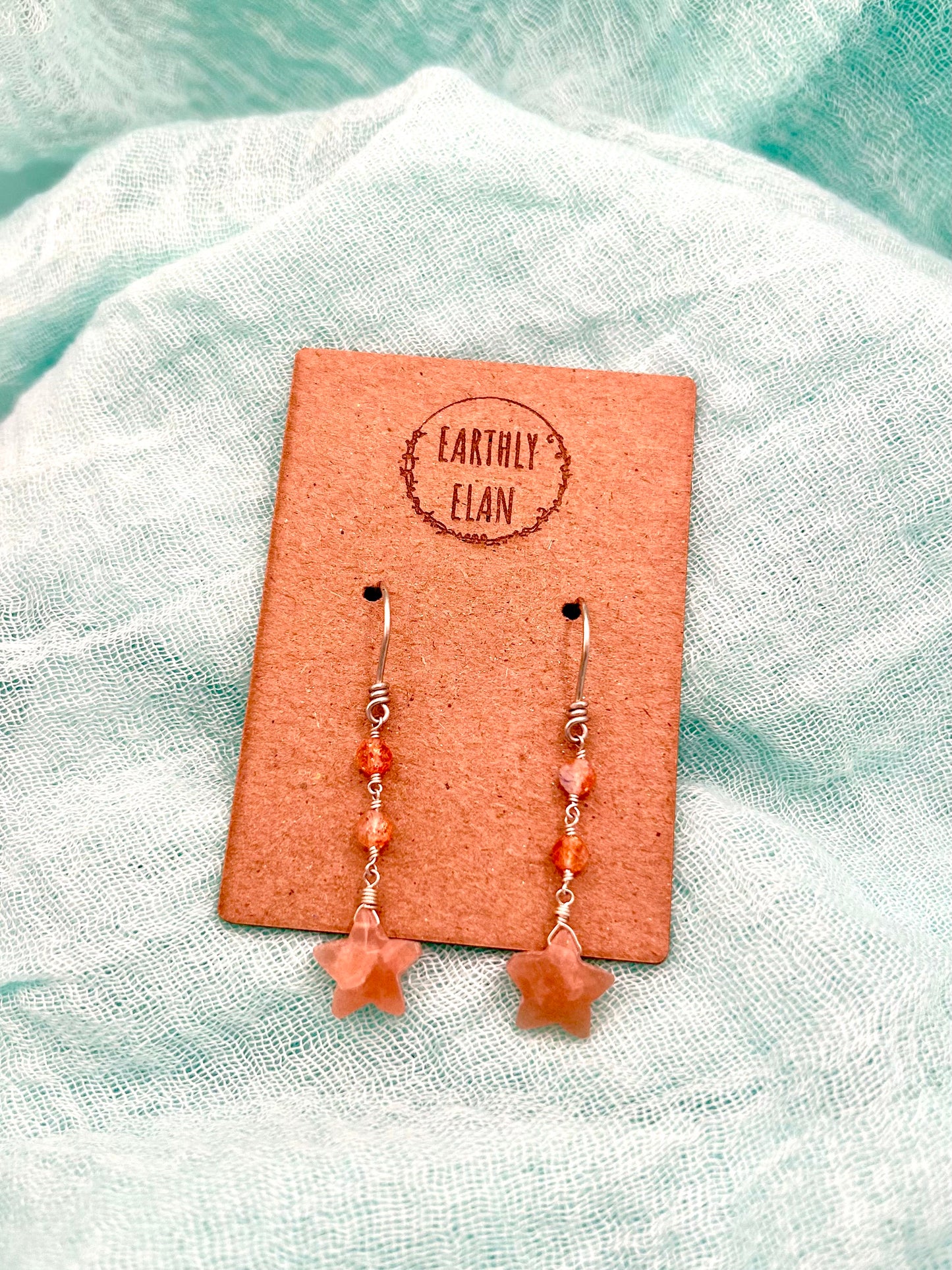 *BEST SELLER* Gemstone Star Earrings