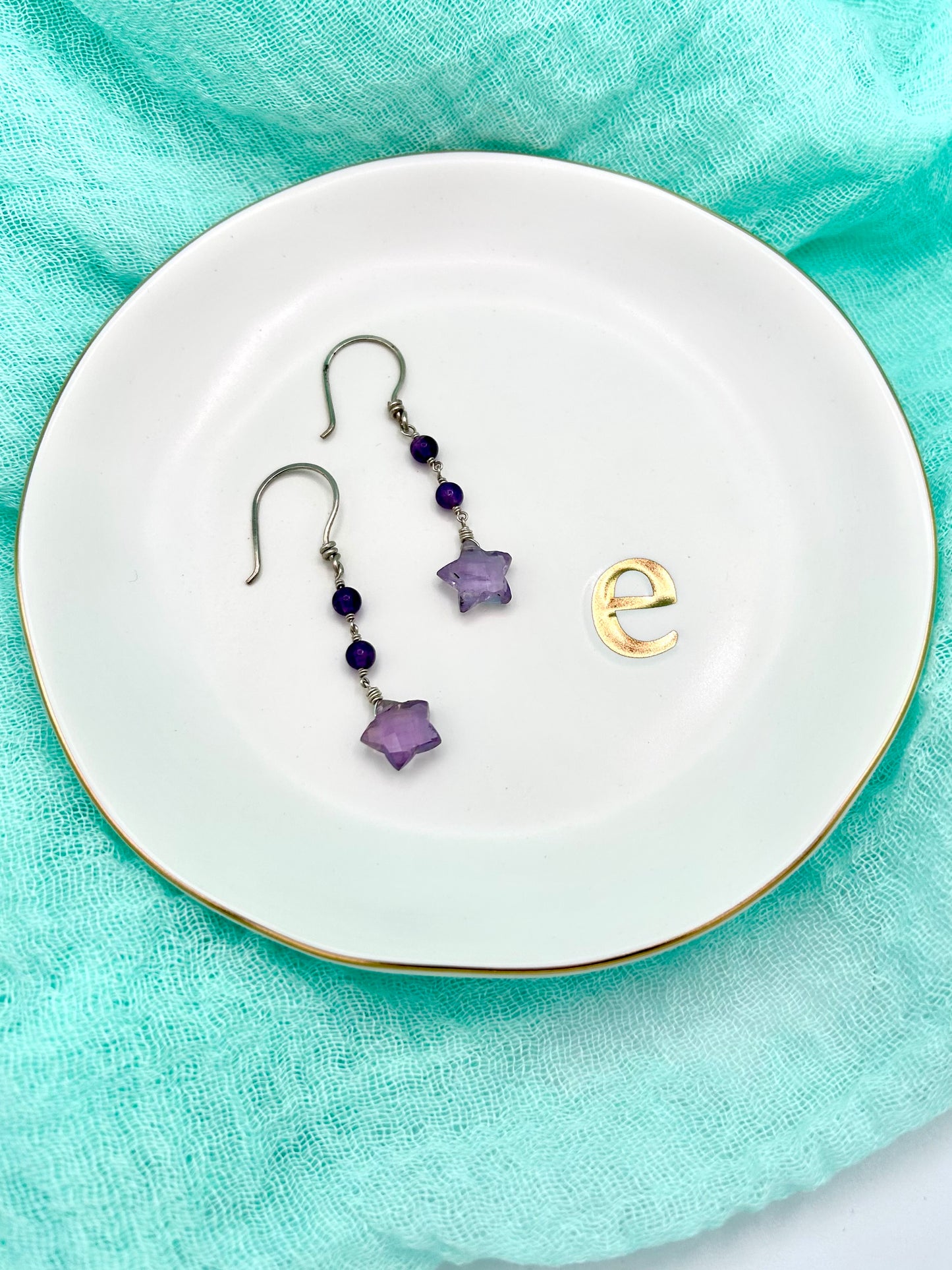 *BEST SELLER* Gemstone Star Earrings