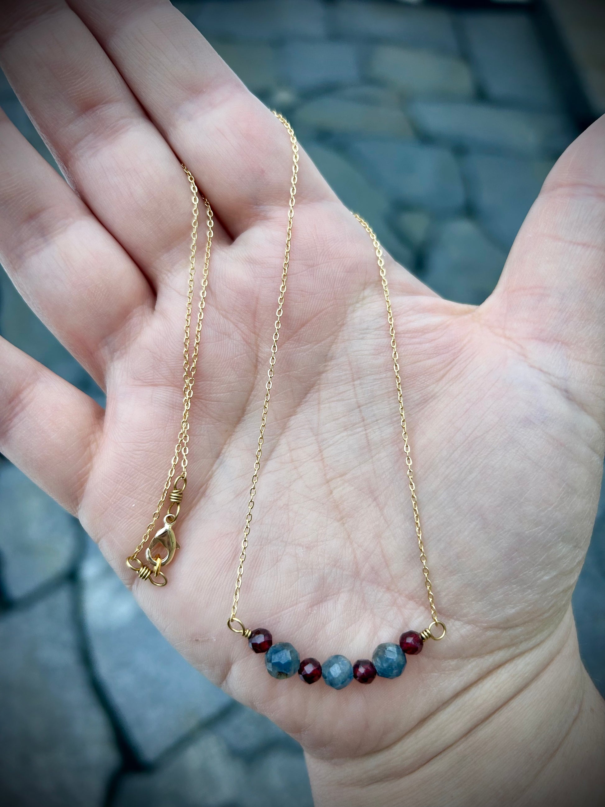 Brass Bar Necklace $35 - Earthly Elan