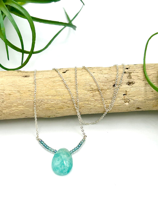 Rosecut Gemstone Necklace - Earthly Elan