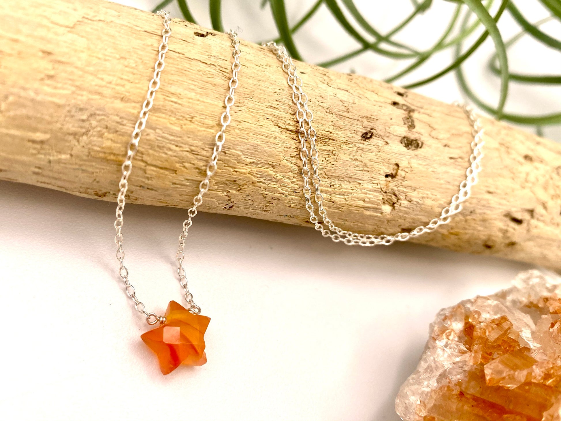 *BESTSELLING* Gemstone Star Necklace - Earthly Elan