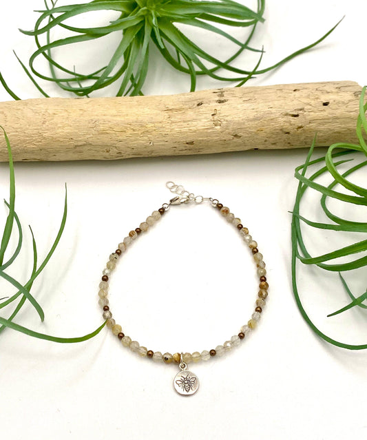 Bee Charm Bracelet - Earthly Elan