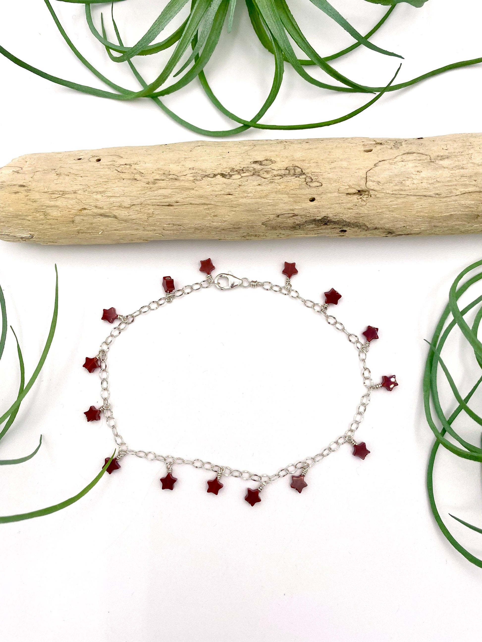Carnelian Star Bracelet - Earthly Elan