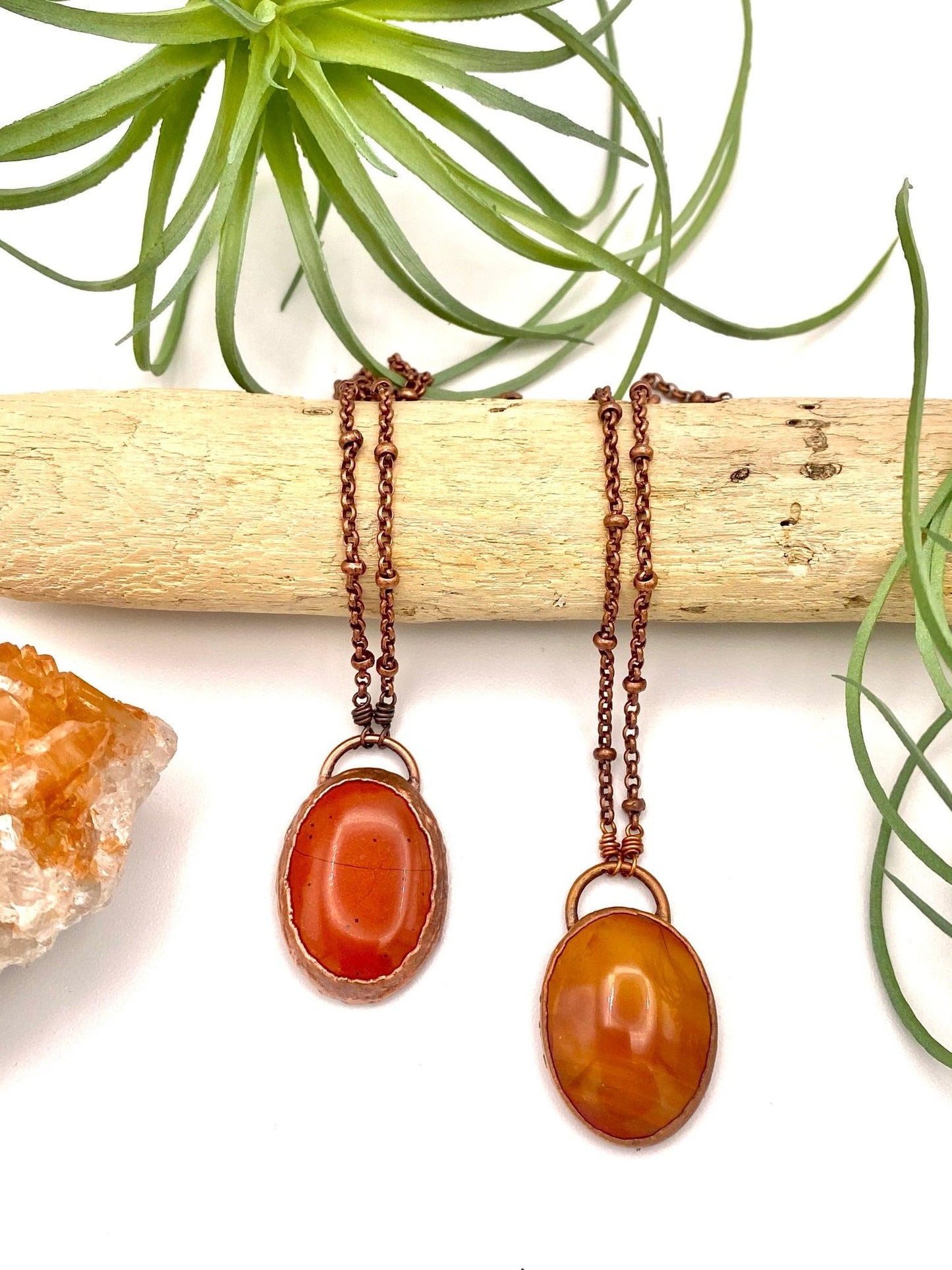 Oval Jasper Pendant - Earthly Elan