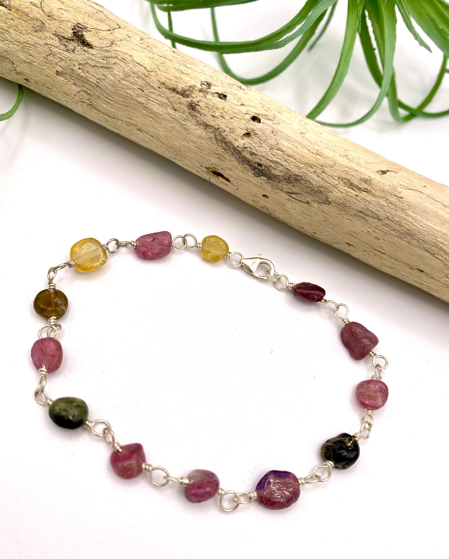 Tourmaline Pebble Bracelet - Earthly Elan