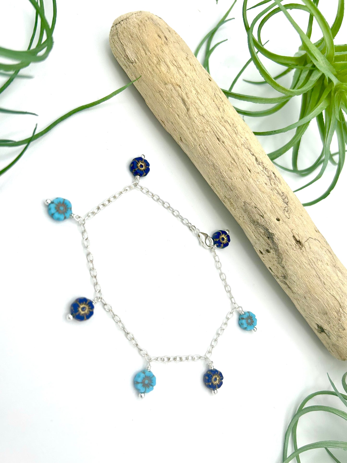 Flower Drop Bracelet - Earthly Elan