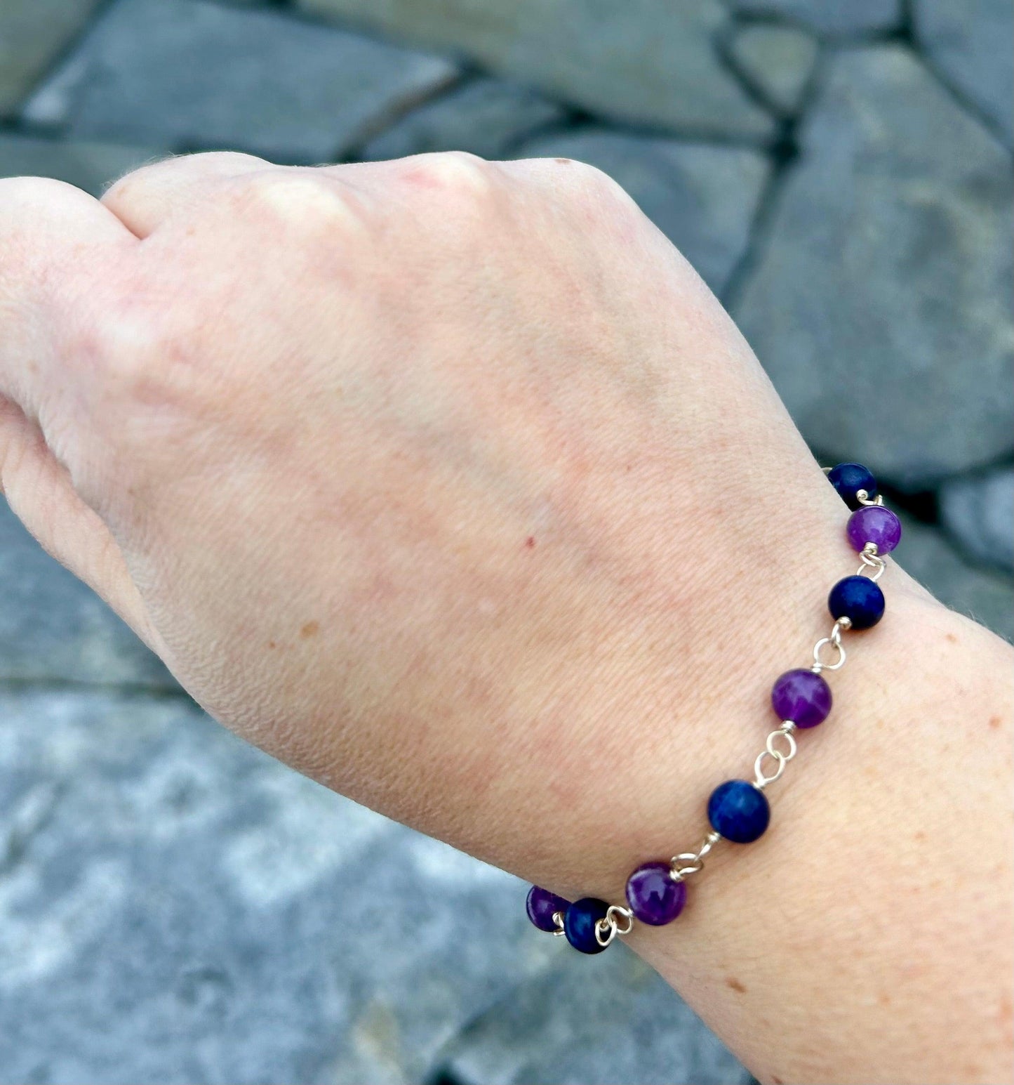 Sterling Silver Bead Chain Bracelet $55 - Earthly Elan