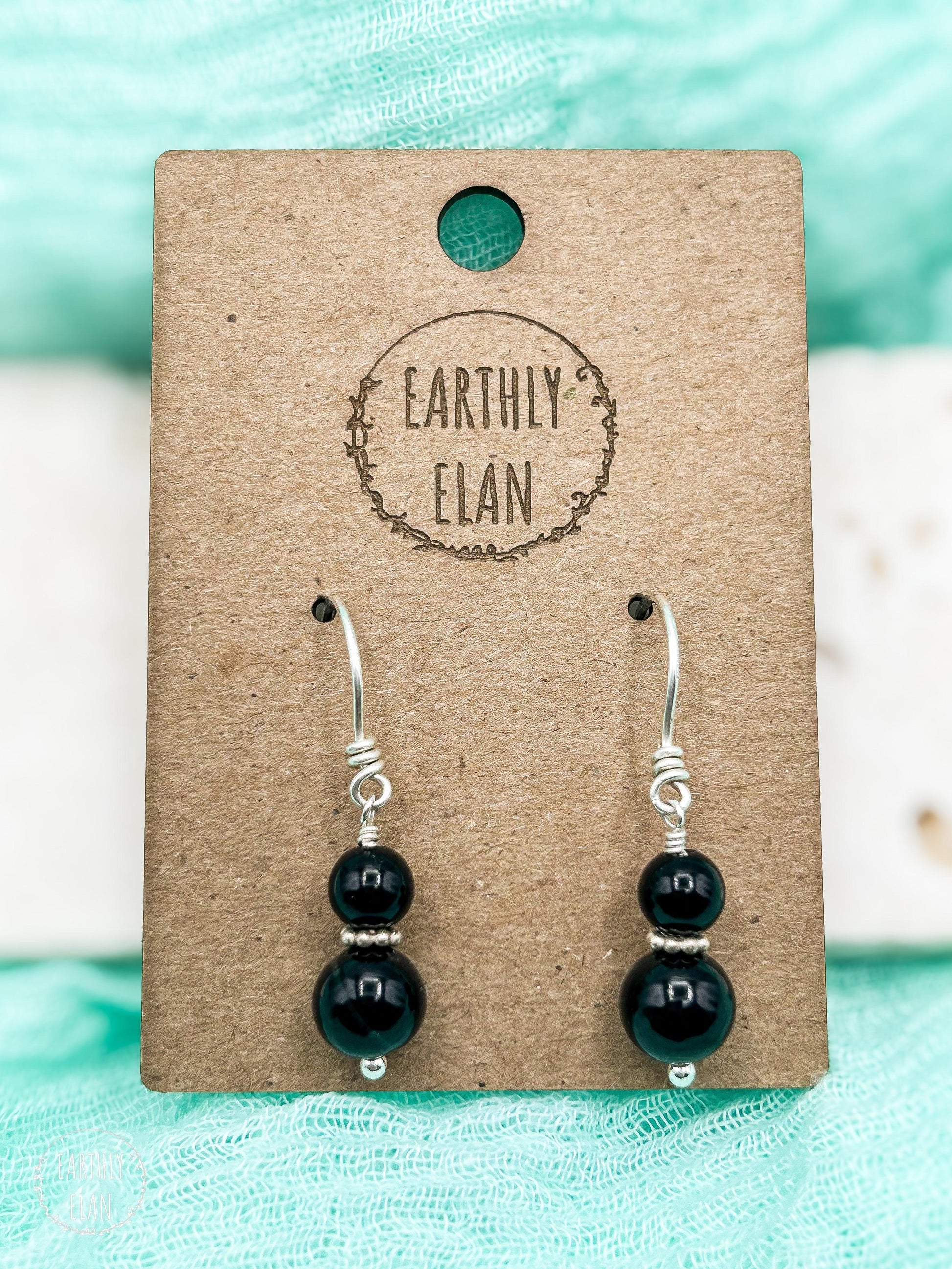Onyx Earrings - Earthly Elan